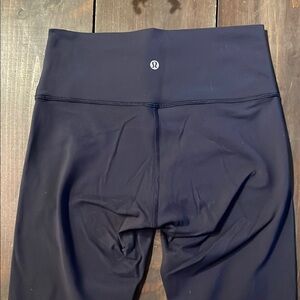 Lululemon Dark Blue High-Waisted Leggings